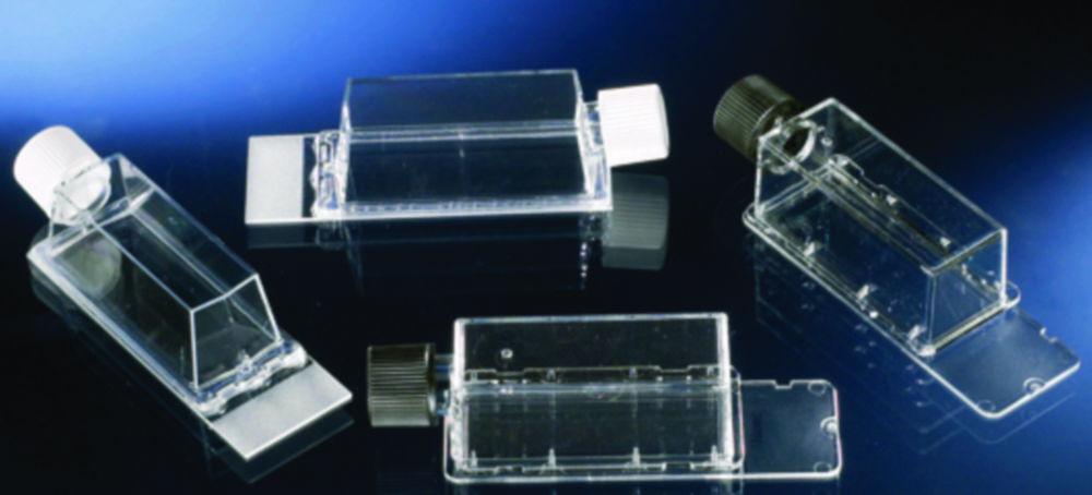 Thermo Nunc Microscope Slide Flask, Sterile, PS, 25.5 mL, Pack of 50