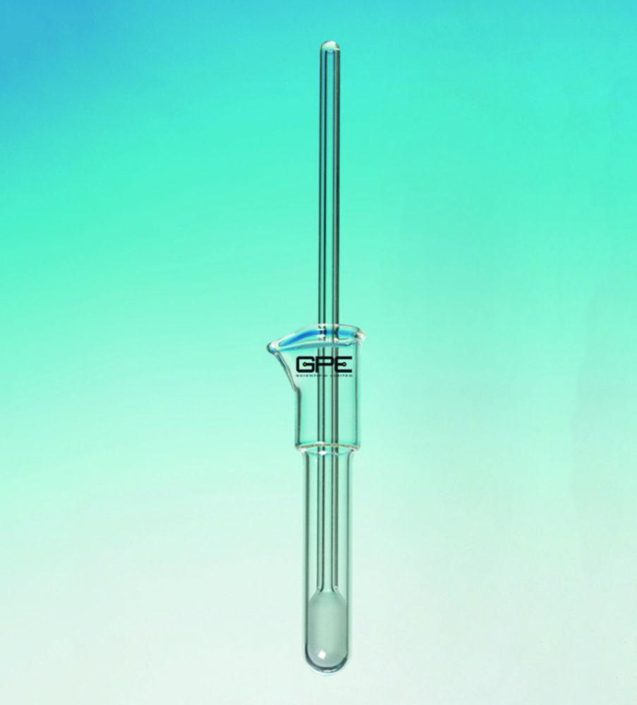 GPE General Purpose Homogeniser 30ml Borosilicate Glass Chamber Length 105mm Mortar 150mm Pestle 250mm x Ø 19mm

