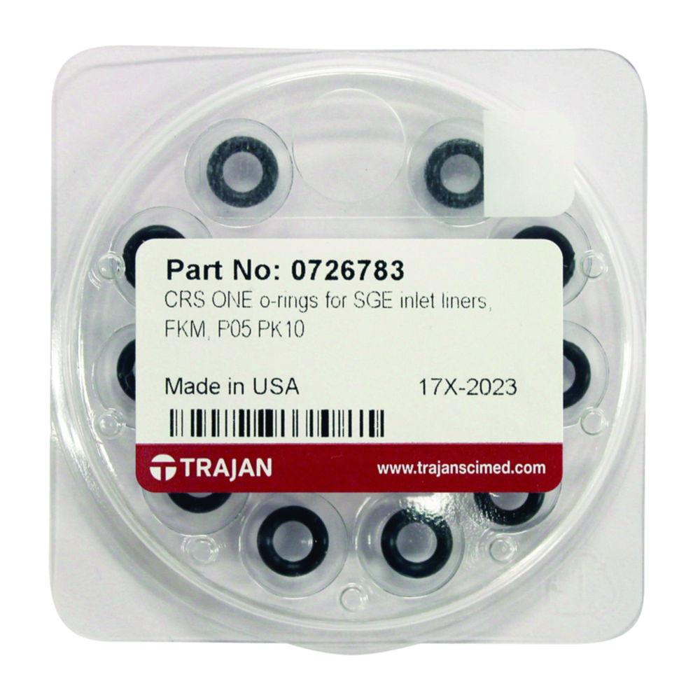 Trajan Scientific CRS ONE o-rings for SGE inlet liners, FKM, P005, pack of 10
