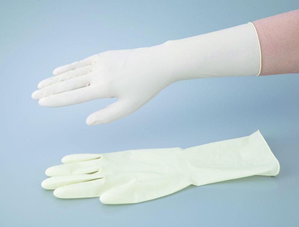 As One ASPURE Latex Gloves, Size M Powder Free, Totally Embossed, Pack of 1000