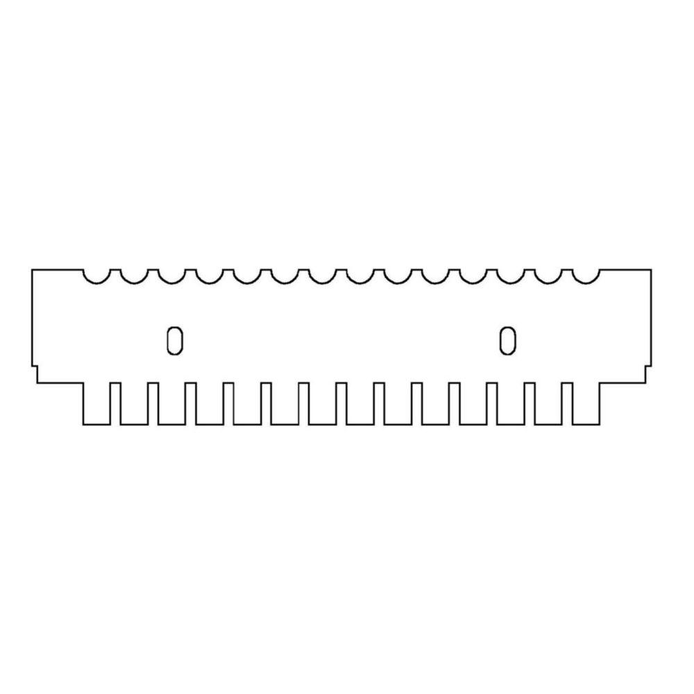Thistle Scientific Comb with 14 Samples, 1 mm Thick