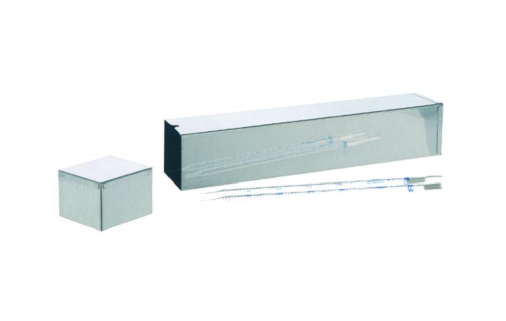 BOCHEM Pipette Box Square, 340 x 70 x 70 mm 18/10 Steel
