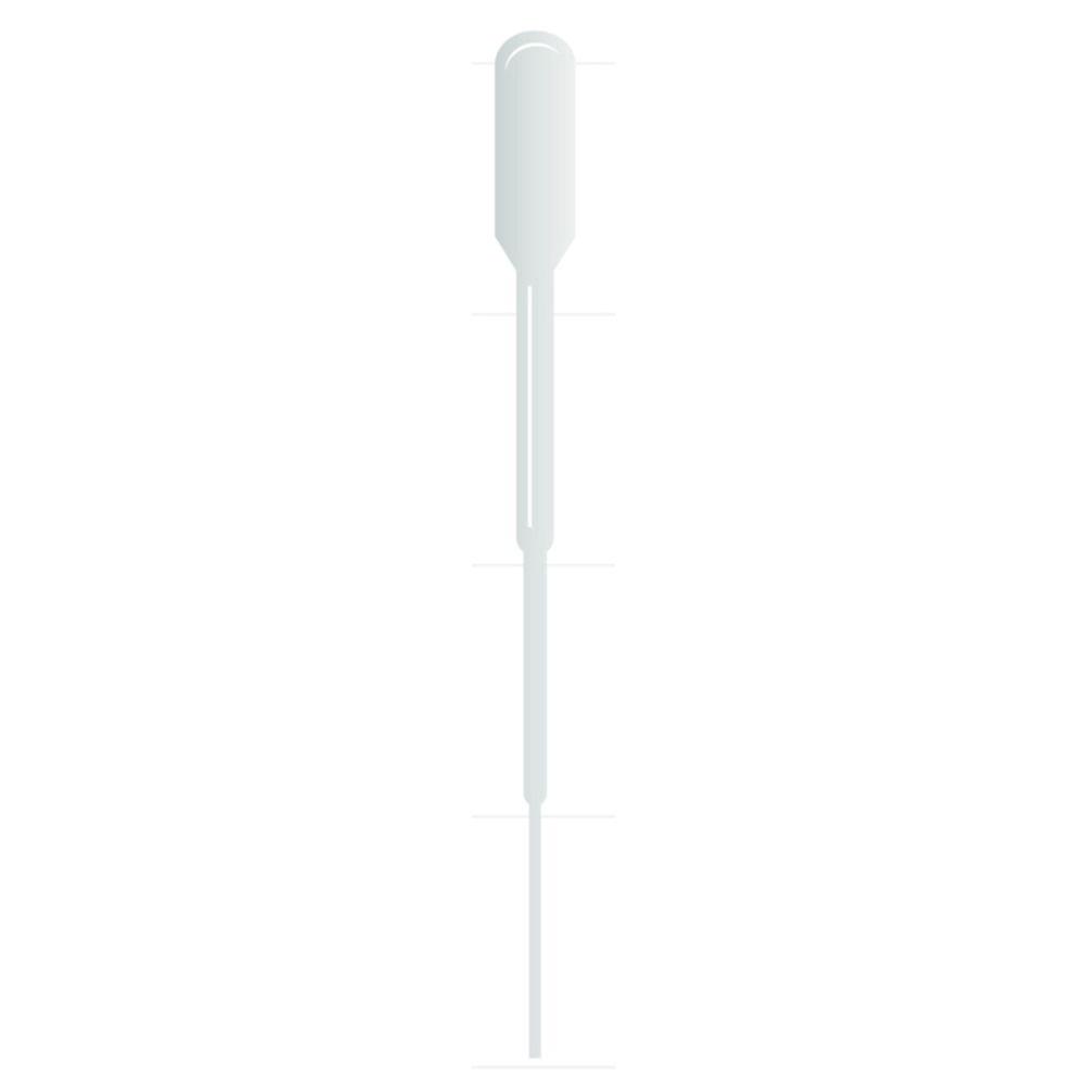 Thermo Samco Transfer Pipets 1.5 mL Sterile Extra Fine Tip Standard Bulb No Label, Bags of 20 pcs, Pack of 500