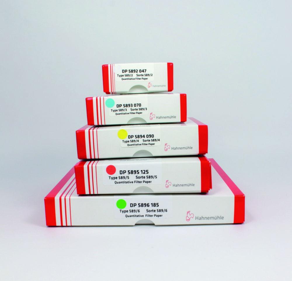 Hahnemühle Filter Circles 589/3, 185 mm Blue Quantitative Filter Paper, 84 g/sqm, Pack of 100