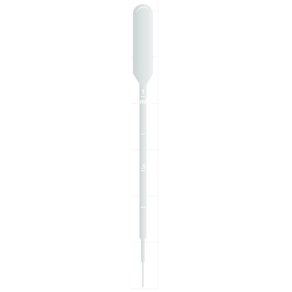 Thermo Samco Transfer Pipets 5.8 mL Sterile Graduated to 1 mL Individually Wrapped (Pack of 500)​

