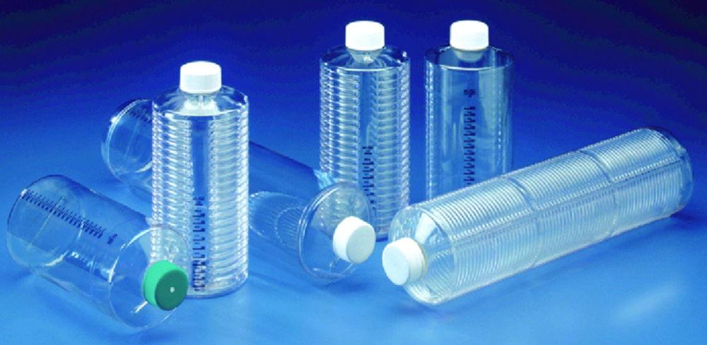 Thermo Nunc Tufrol Roller Bottles 850 cm² PS Sterile Smooth Surface Easy On/Off Vented Screw Cap (Pack of 10x2)