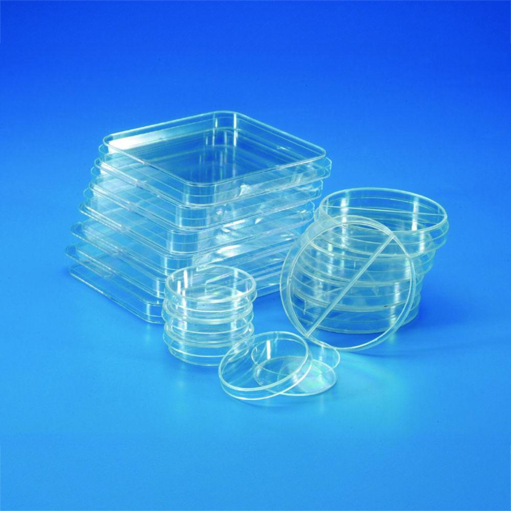 Kartell Petri Dish Ø 90 mm PS, 3-Section, Sterile