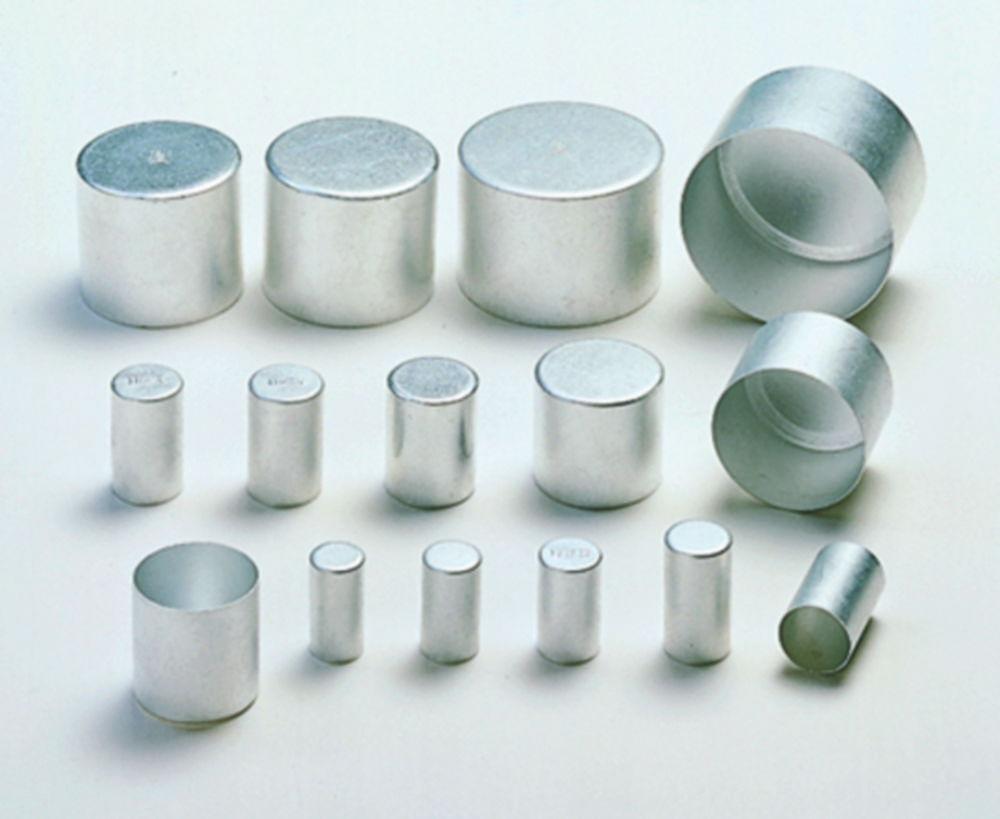 Schuett-Biotec ALU Caps Aluminium 48 x 40 mm High Pack of 10​

