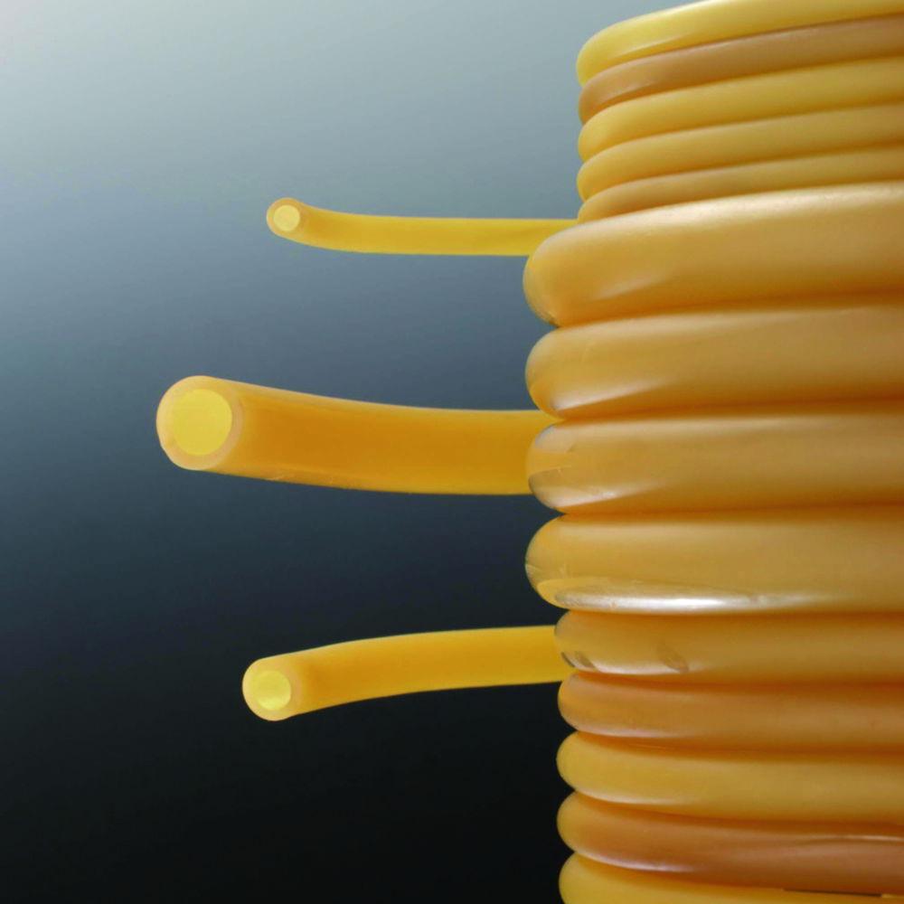 Deutsch & Neumann Latex Tubing 5.00 x 2.00mm Natural Rubber (NR), Light, Transparent, Sterilizable to 120°C

