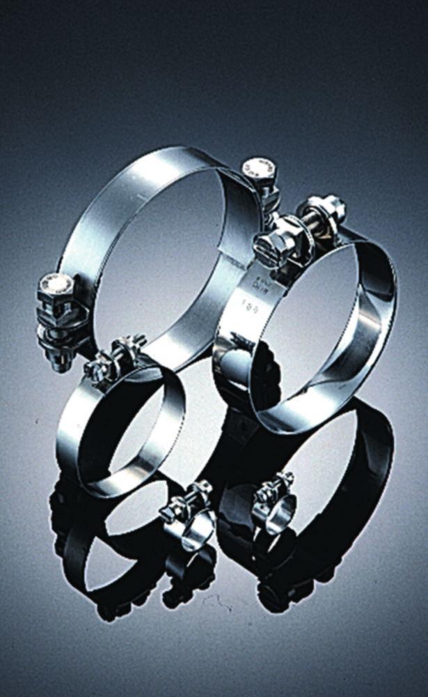 Tubing clamps,rust-protected steel,12 mm 9 mm width