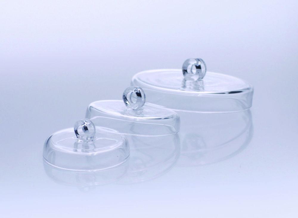 proQuarz Glass Crucible Lid 39 mm Dia. for Crucibles with 35 mm Dia.
