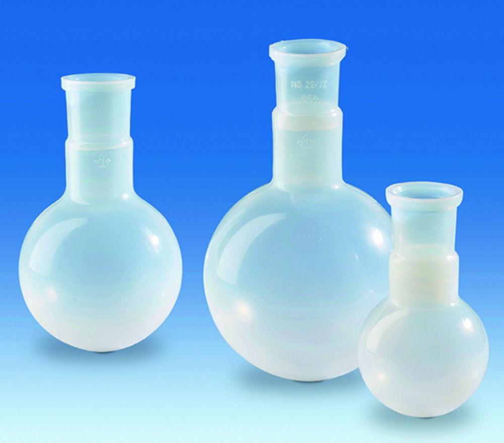 VITLAB Round Bottom Flask 100 ml PFA with NS 29/32

