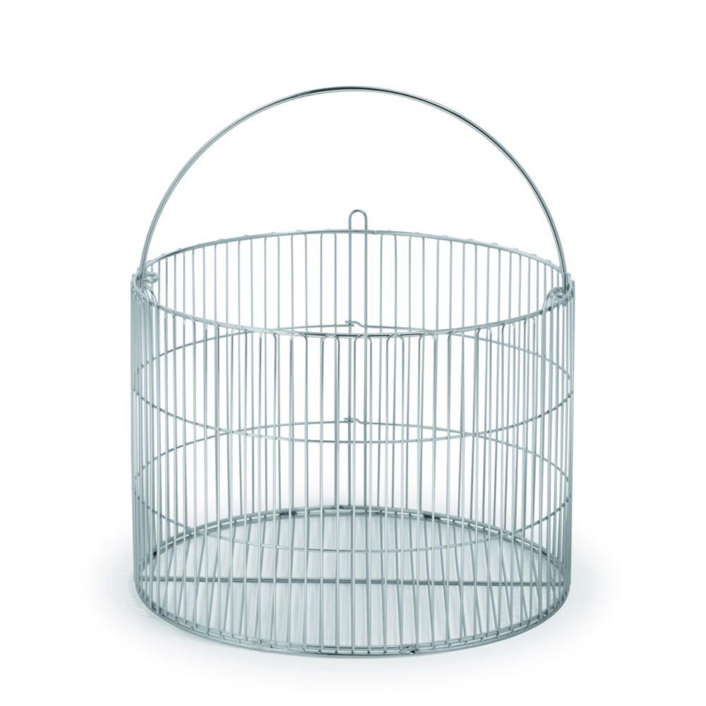 Wire basket CV-12, stainless steel Ø 220mm x heigth 200mm, for automatic autoclaves AES-12