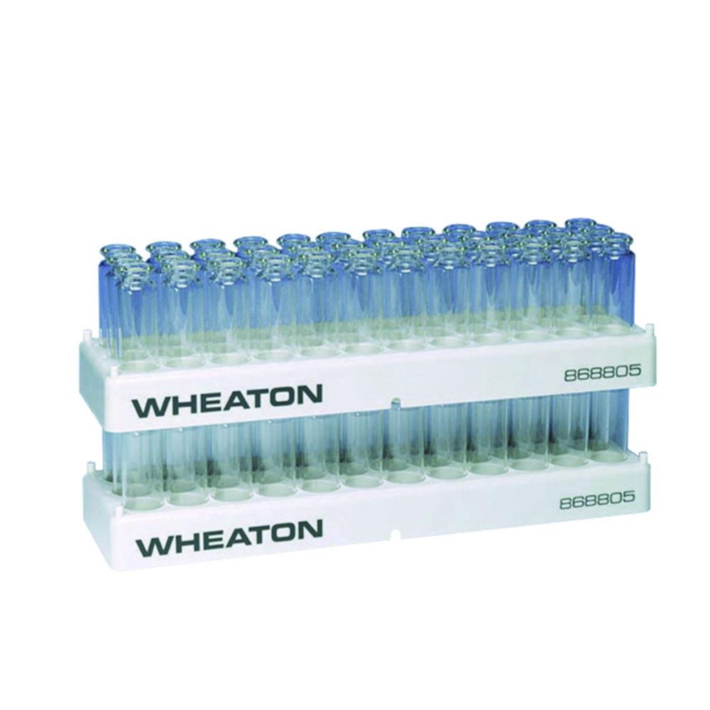 DWK Wheaton Racks PP for 5x10 Vials Max Ø28mm 868806 (Pack of 5)
