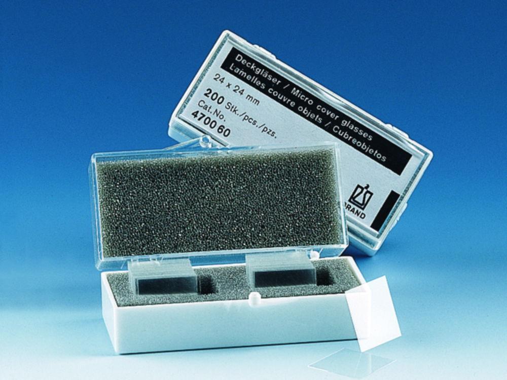 BRAND Cover Slip 18x18mm Strength 1 Borosilicate Glass Quadrate Pure White – Pack of 2000

