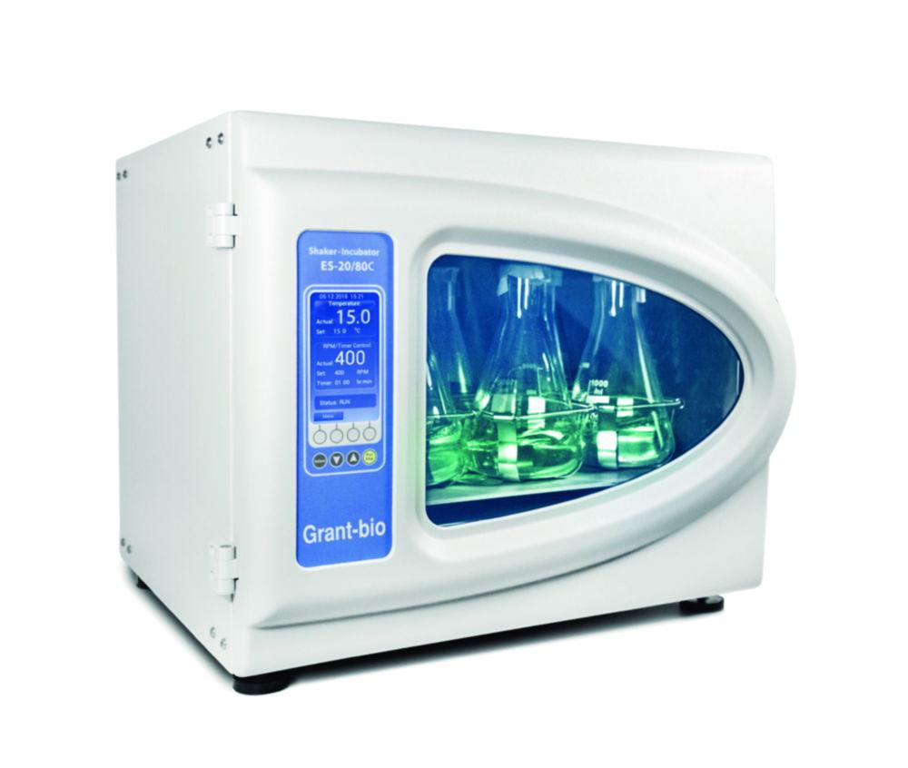 Grant Orbital Shaker-Incubator ES-20/80C EU with Cooling, Bluetooth, 50 - 400 rpm, +4 to +80°C (Order Platform Separately)