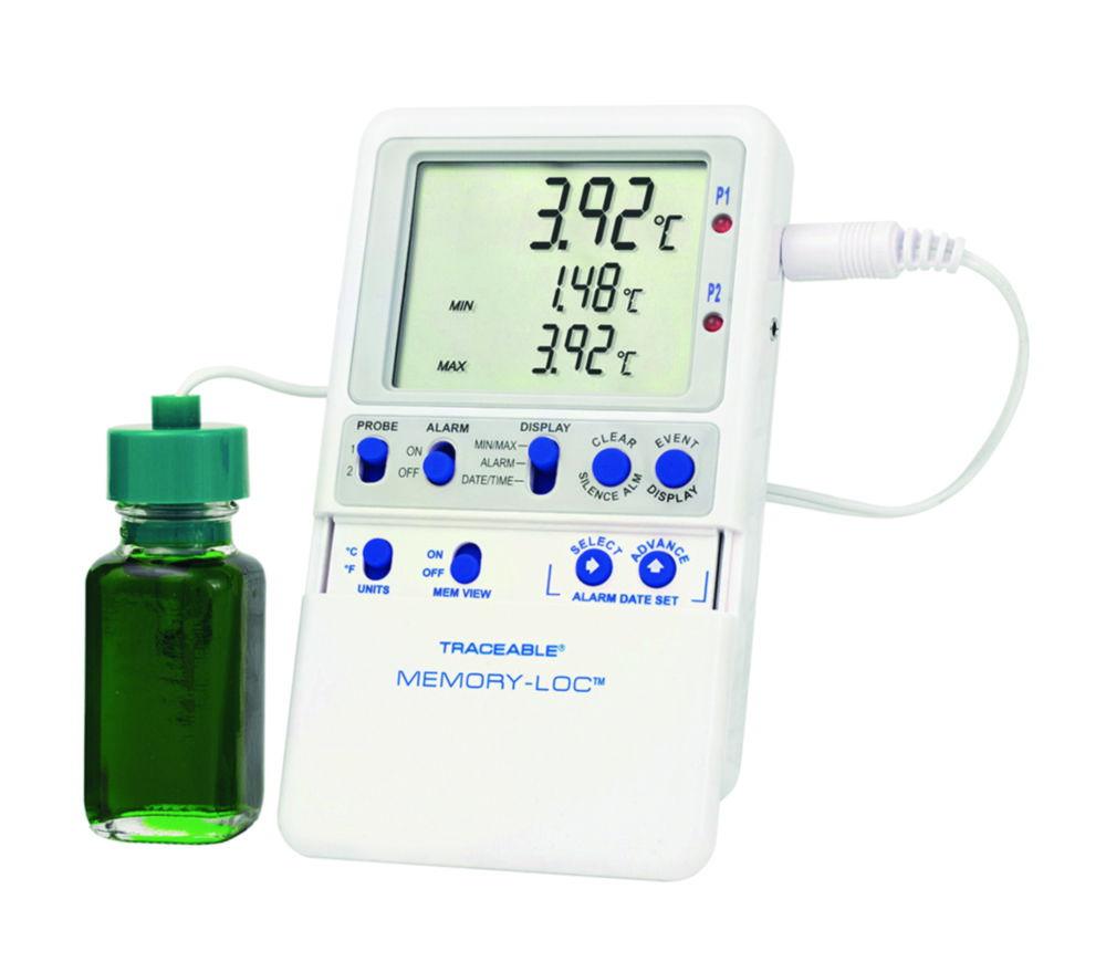 Cole-Parmer Data Logging Thermometer with Memory and 1 Bottle Probe