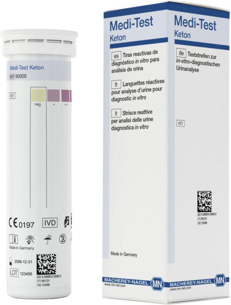 Macherey-Nagel MEDI-TEST Ketones Test Stripes for Urine Analysis Pack of 50

