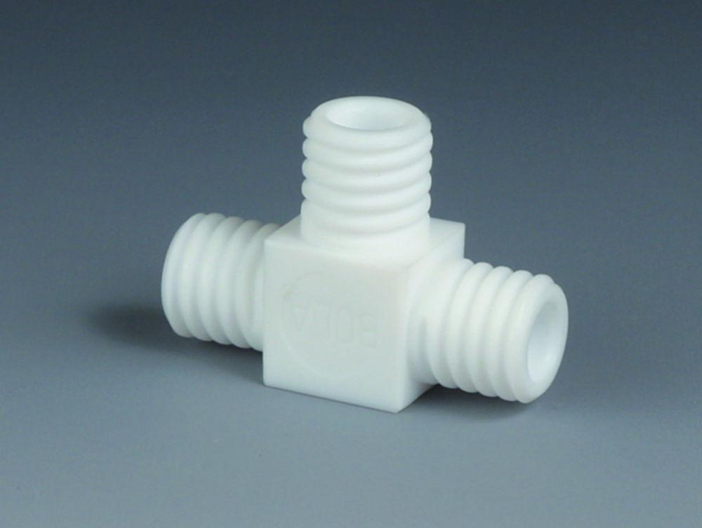 Bohlender GL Fittings, T-form, GL 18 PTFE, 10.5 mm