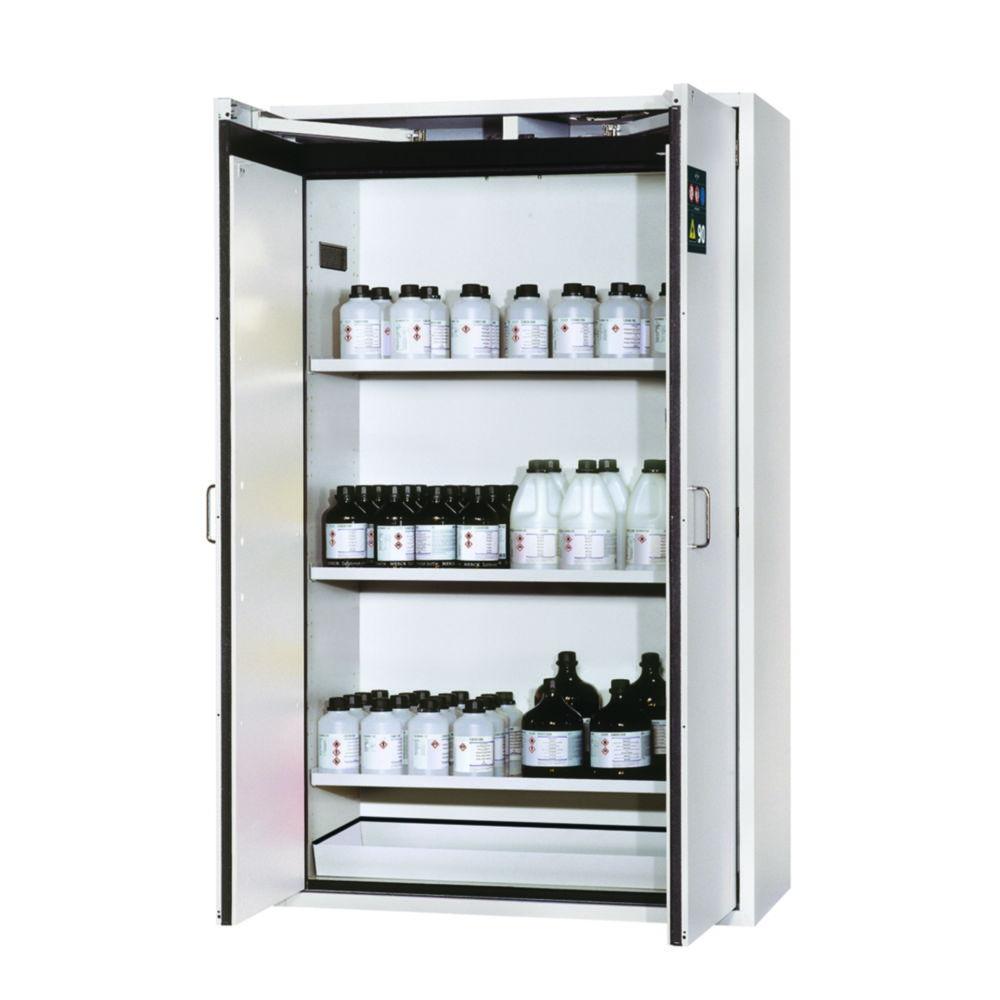 Asecos Safety Cabinet S Classic 90 WDAS 1196 x 616 x 1968 mm, Swing Doors, Grey (RAL 7035)
