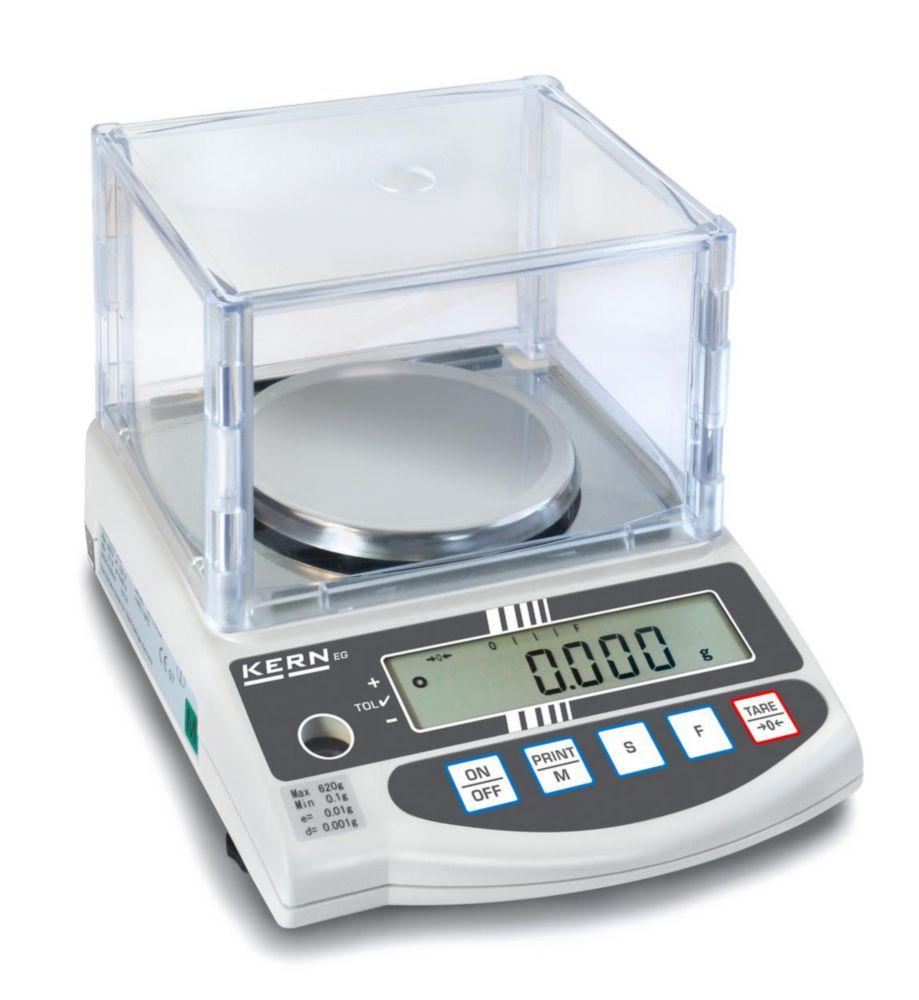 Kern & Sohn Precision Balance EG 620-3MN 620 g / 0.001 g, Calibratable, Weighing Pan Ø 118 mm