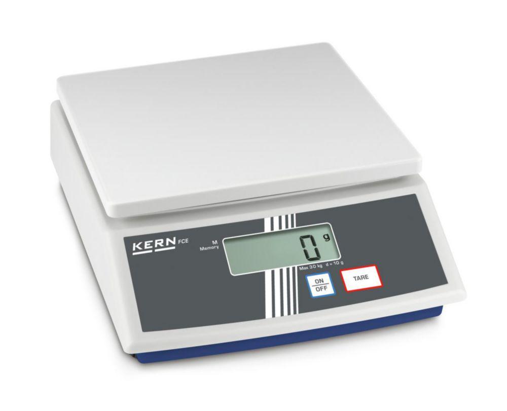 Kern Bench Scale FCE 15K5N, 15 kg / 5 g, Weighing Plate 252 x 228 mm
