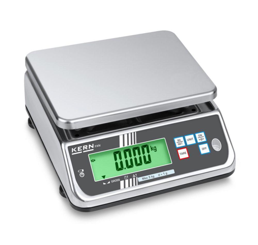 Kern Bench Scale FXN 6K-3M, IP68 Protection, Optional Calibration