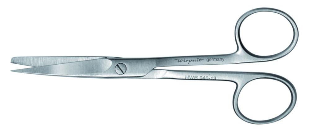 Scissors 130 mm, straight, sp.st.