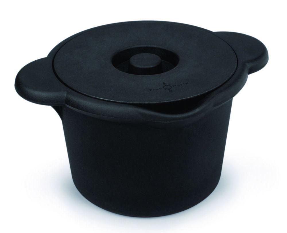 Heathrow Scientific True North Cool Container, 4 Litre, Black Bucket with Spout and Lid (181 x 234 mm)