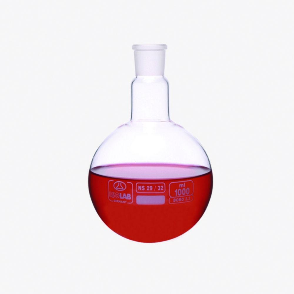 ISOLAB Round Bottom Flask 100 mL NS 24/29 Boro 3.3 (without Stopper)
