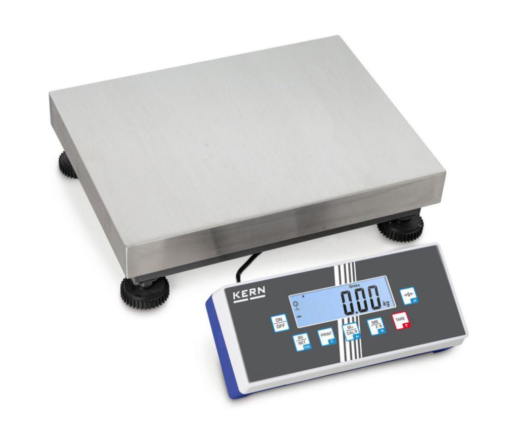 Kern Platform Scale IOC, 10K-3M – 6 | 15 kg, Calibratable, Stainless Steel, 300×240 mm