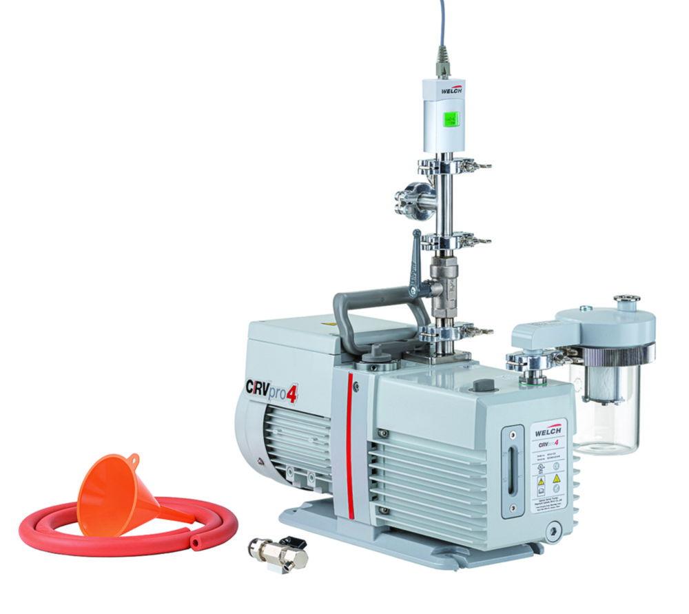 Gardner Measurement Package CRVpro 4 Premium w. digital Vacuum gauge VMpro 2, 2-way ball valve, oil mist filter AKD 16, T-piece, oil drain kit