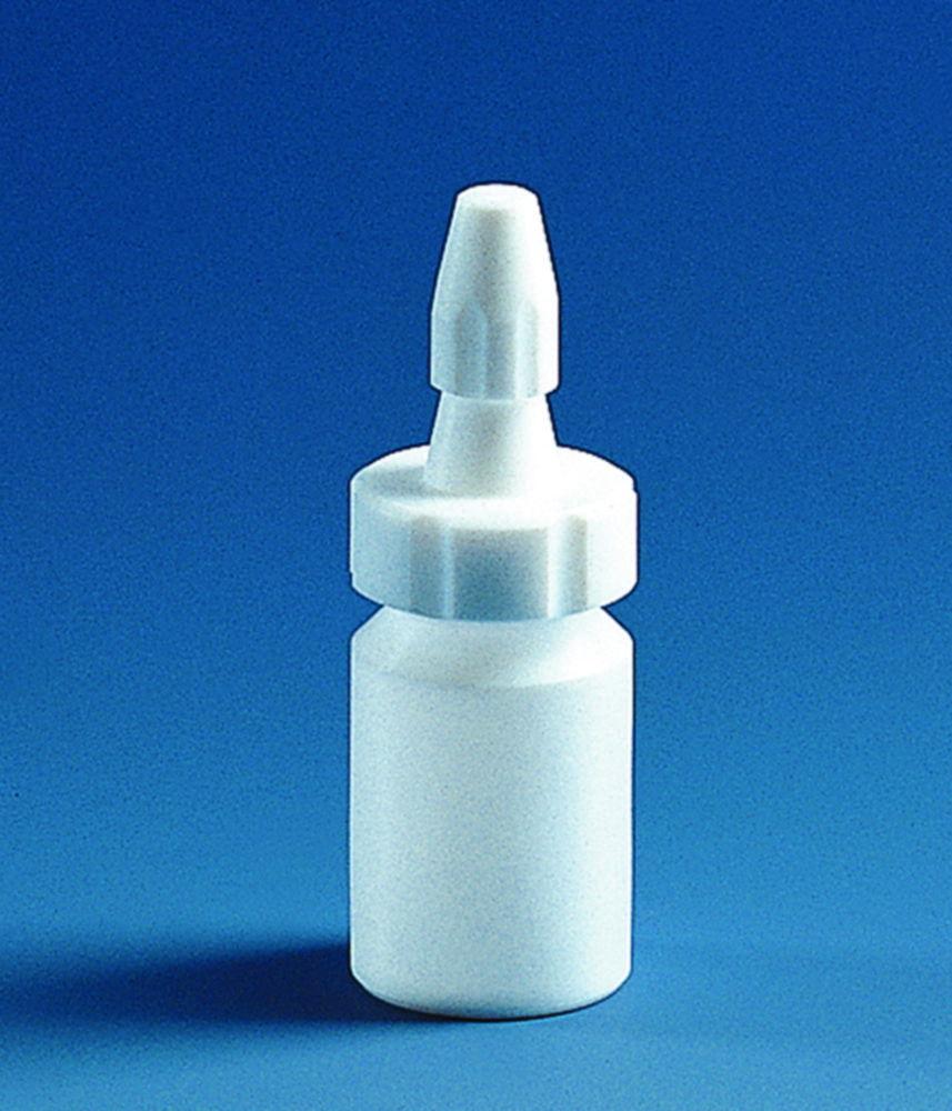 BRAND Dropper Bottle 25 ml, PTFE PLASTIBRAND, with Dropper Attachment and Cap with Screw Closure