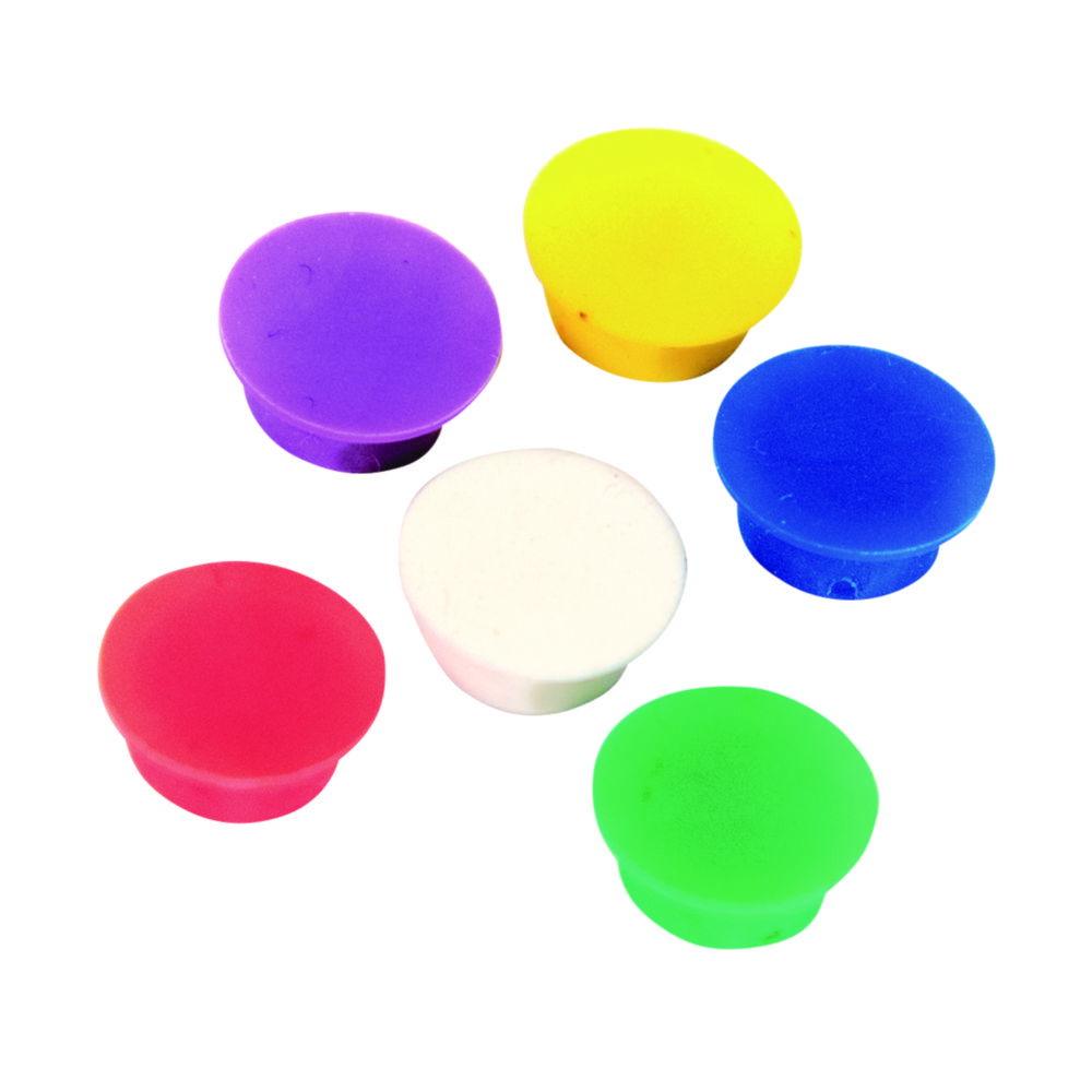 LLG Insert Cap Disks for Cryotubes Yellow, Star-Shaped, Pack of 1000