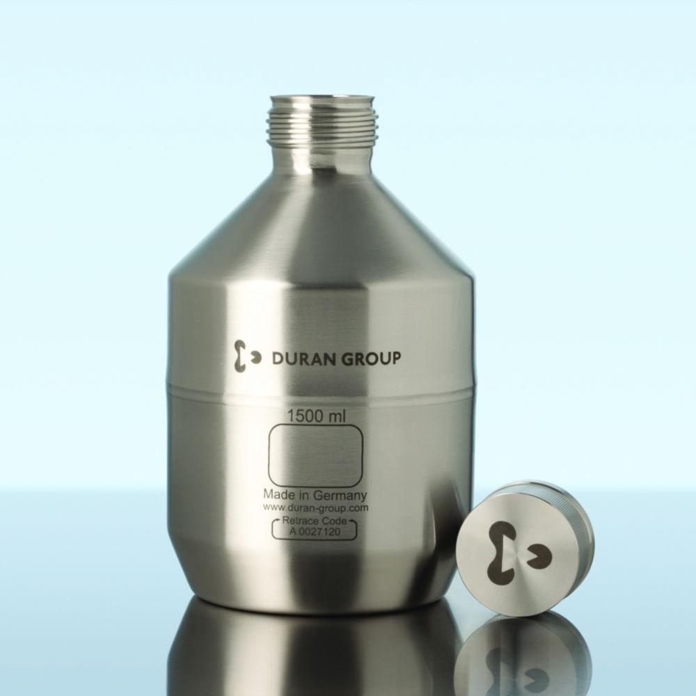 DWK Duran Stainless Steel Bottle 1500 ml GL 45, without UN Admittance