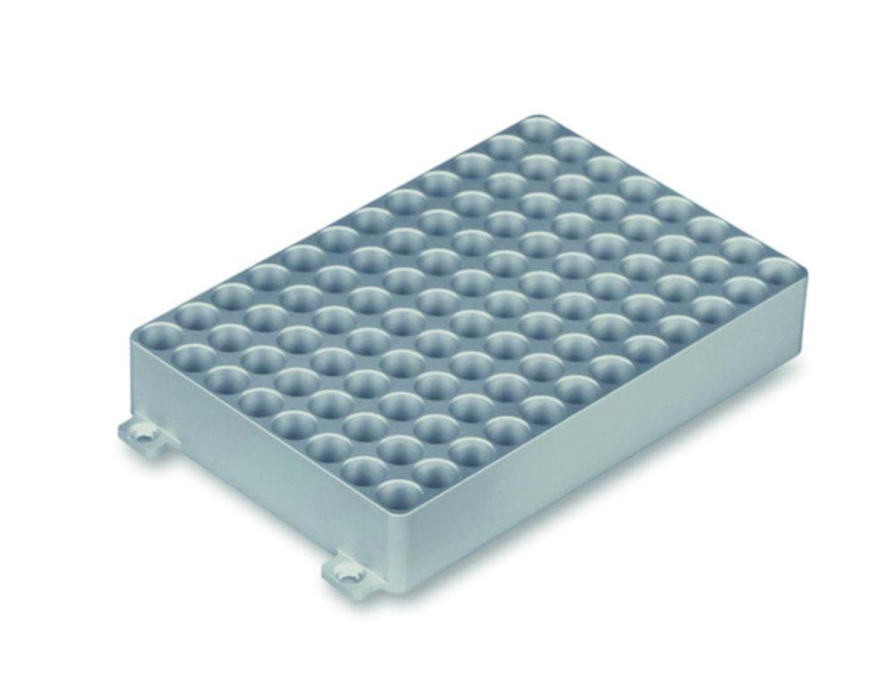 BRAND Universal Adapter for TeleShake 95 for PCR Plates, 96-Well Standard, Aluminium

