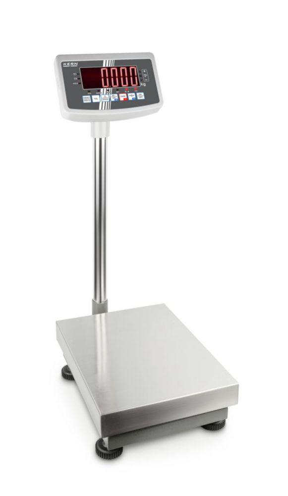 Platform scale EFC 30K-3L with rechargeable battery, bright LED display and stand