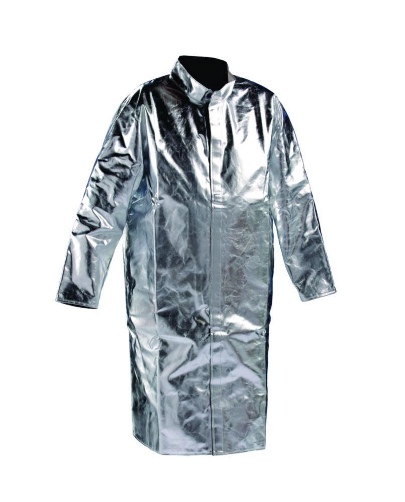 Heat protection Coat HSM120KA-1-56, size 56 up to 1000°C, length approx. 1200mm Preox-Aramide fabric aluminized