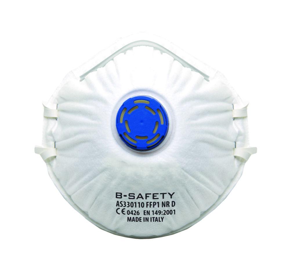B-Safety Respirator Masks Pure Breath FFP1, with Valve, Pack of 10