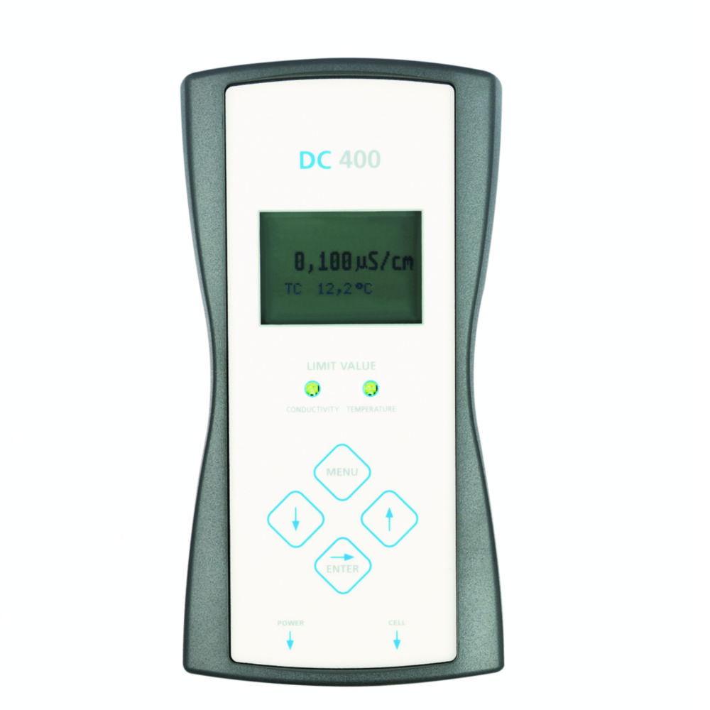 Conductivity meter digital DC 400 73 x 32 x 141 mm (WxDxH), 0.1-300 µS/cm conductivity, temp. 0.1-99.9 ° C