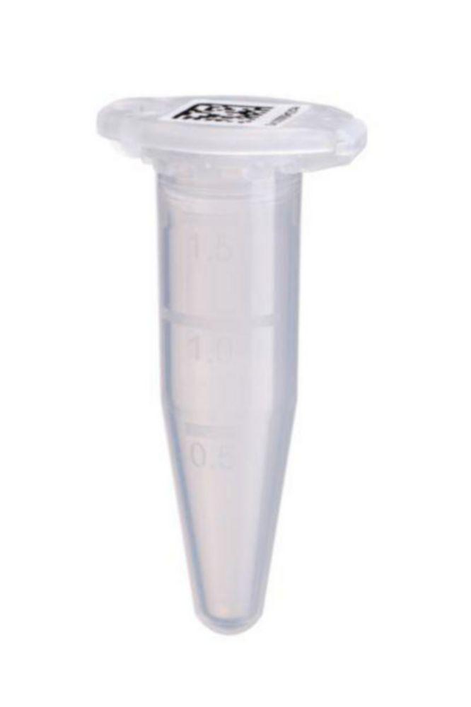 Eppendorf Safe-Lock Tubes 1.5 mL with 2D SafeCode (DataMatrix ECC200), PCR clean, colorless, pack of 500