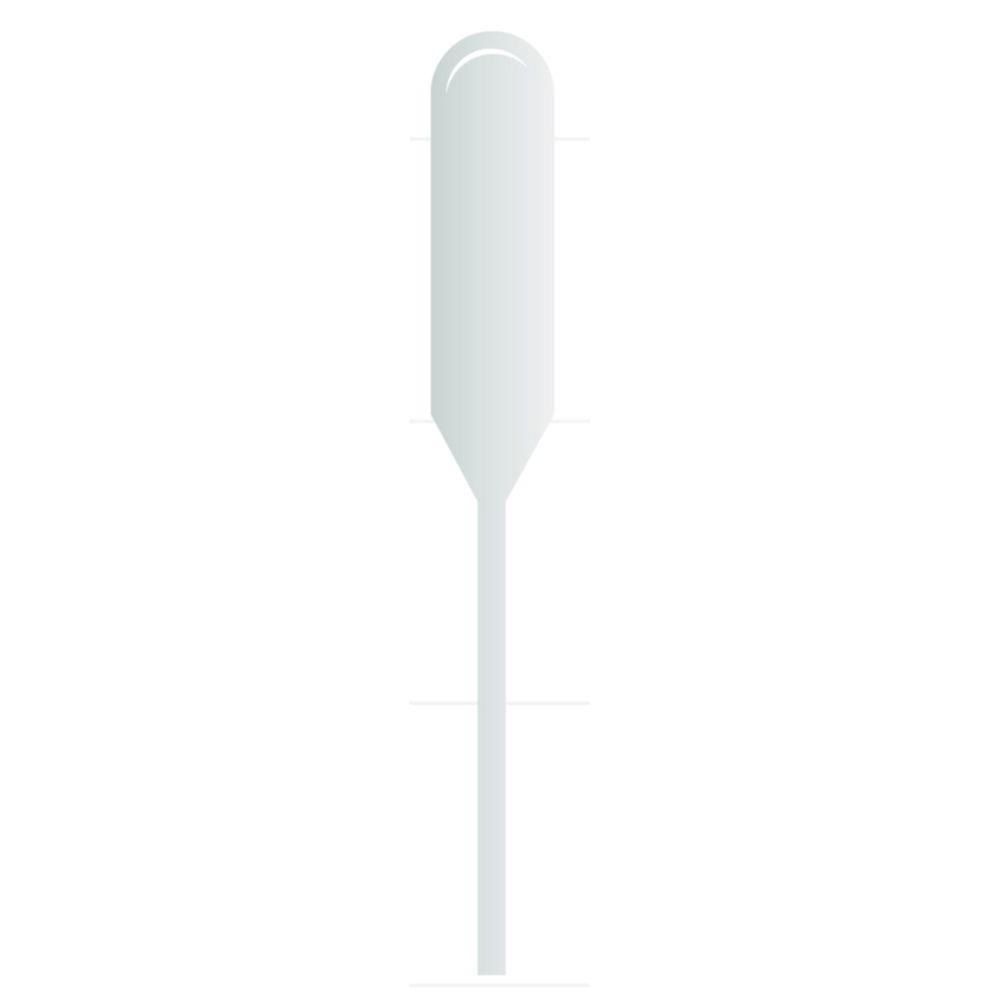 Thermo Samco Transfer Pipets 4 mL, Sterile, Large Bulb, Short Stem, Sediment Pipette, No Label, Pack of 38 Bags of 20 pcs