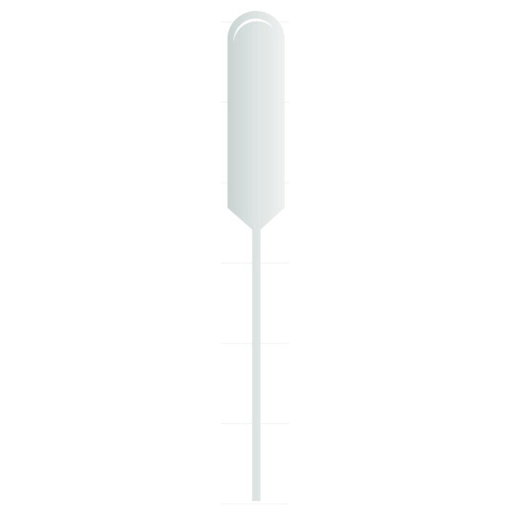 Thermo Samco Transfer Pipets 15 mL Sterile, Large Bulb, Narrow Stem, Sediment Pipette, No Label, Pack of 10, Bags of 20 Pcs