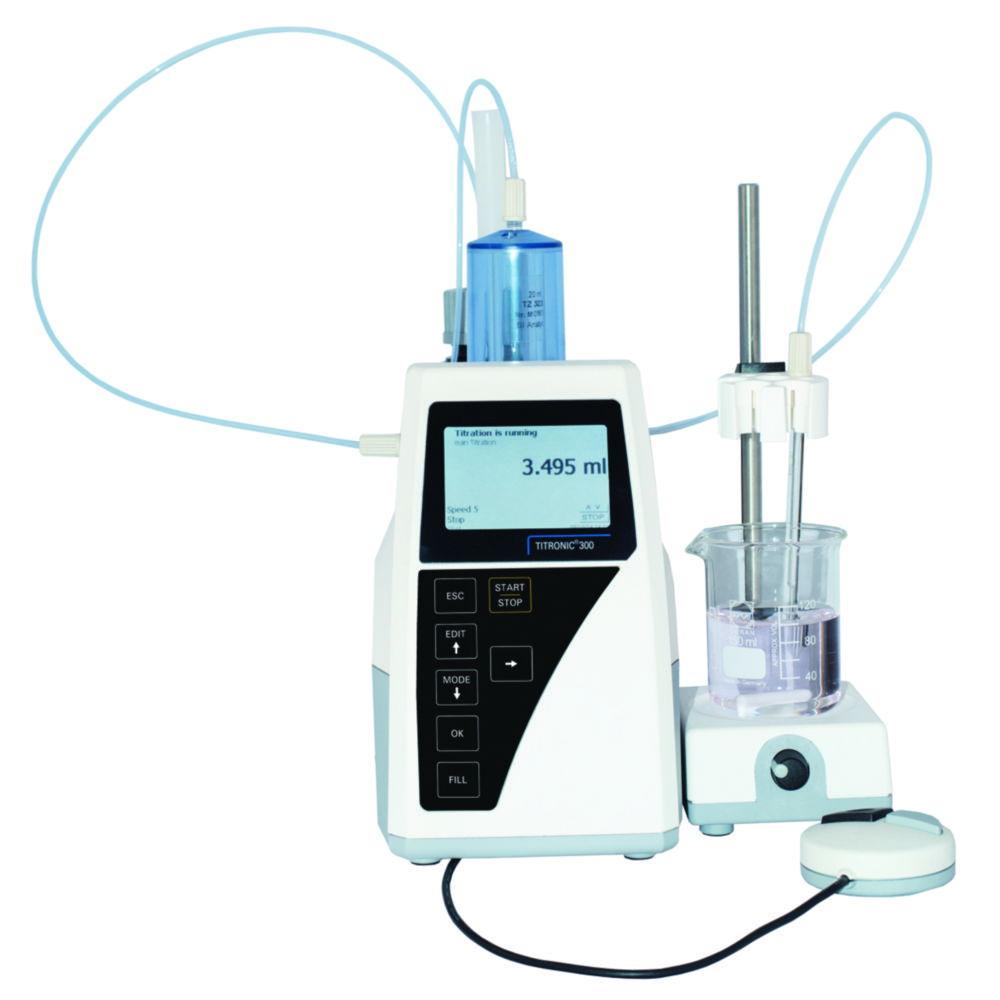 Xylem SI Flask Burette Titronic T 300/50 M1 Base Unit with Dosing Unit 50ml TZ 3160, Hand Controller TZ 3880, Titration Clamp Z 305


