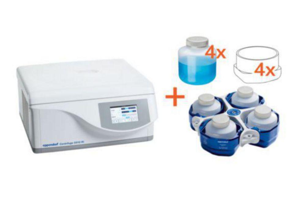 Eppendorf Centrifuge 5910 Ri G, Refrigerated, With Rotor S-4xUniversal, Including Universal Cup, 230 V/50-60 Hz, Big Volume Harvest Solution

