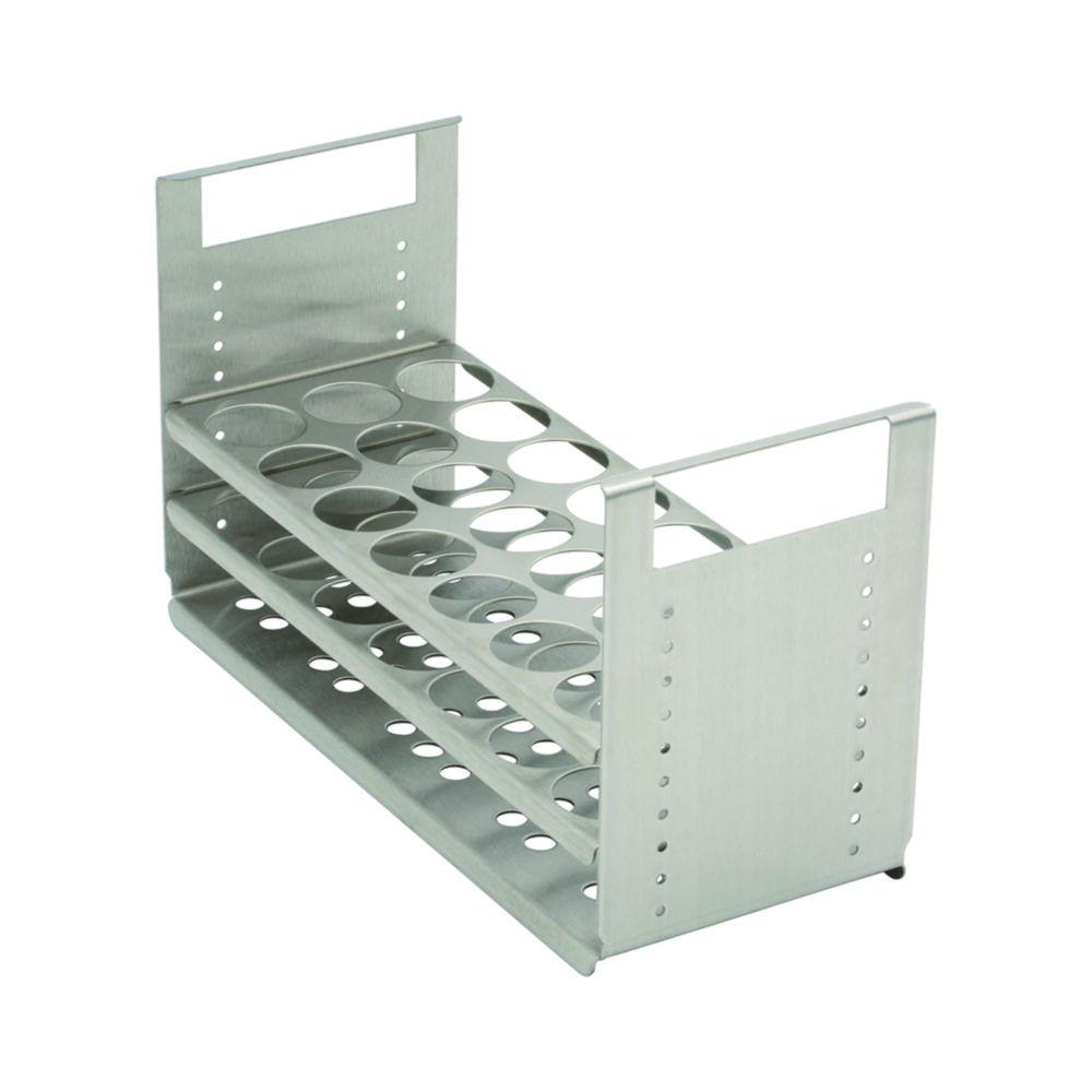 Julabo Test Tube Rack Stainless Steel for 21 Test Tubes Ø 30mm