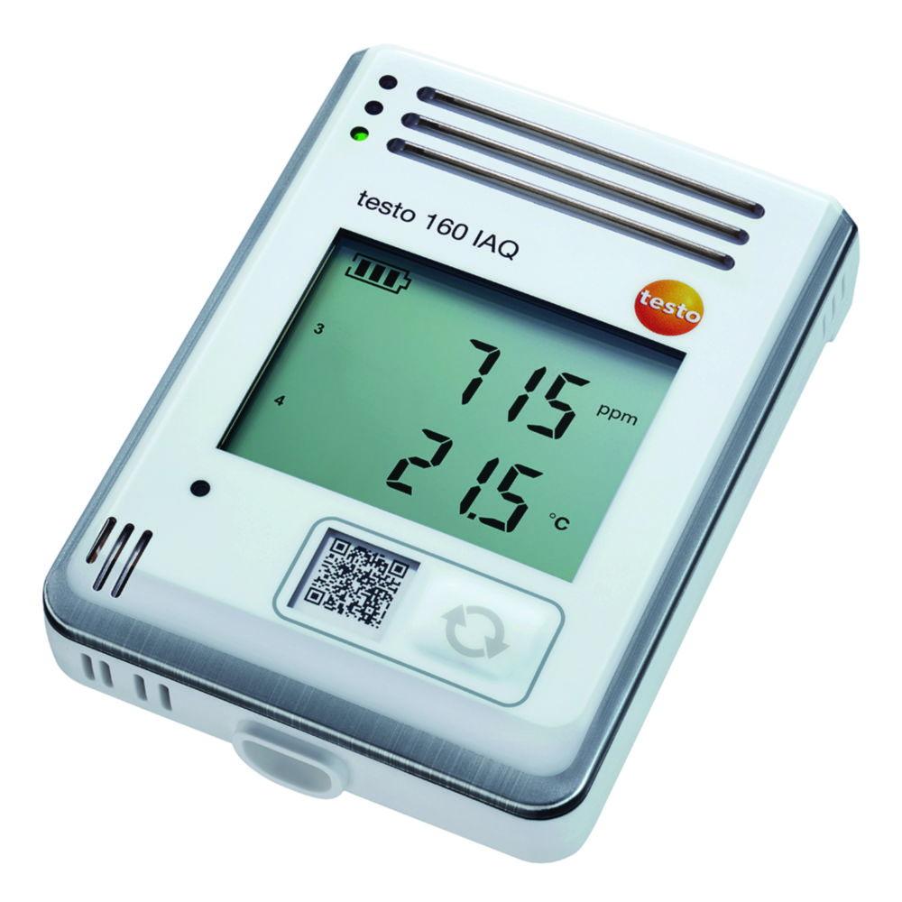 Testo Radio Data Logger 160 IAQ – 0 to 100% RH (non-condensing), 600 to 1100 mbar, 0.1% RH Resolution