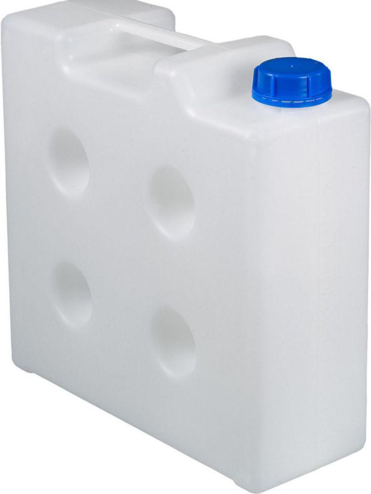 Bürkle Space-Saving Canisters, PP, Cap. 10 Ltrs., Without Outlet, Without Stopcock