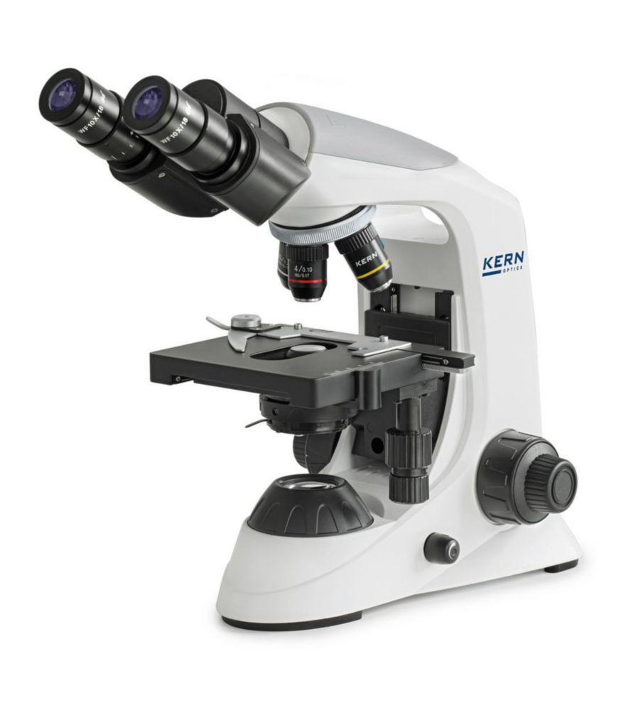 Kern Transmitted Light Microscope OBE 132 Binocular Achromat 4/10/40/100; HWF10x18; 3W LED

