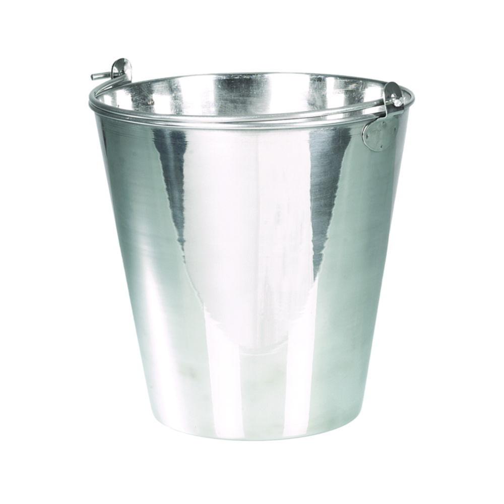 Bürkle Bucket 10 l, Stainless Steel, V2A